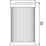 Filtro olio HF655 KTM / HUSQVARNA / HUSABERG (old) HIFLO