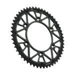 Corona Bi-Metallo JT - HONDA - 52 denti Grigio