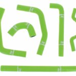 Kit manicotti radiatore TBF - KAWASAKI KX 250 F 2013-2016 - Verde