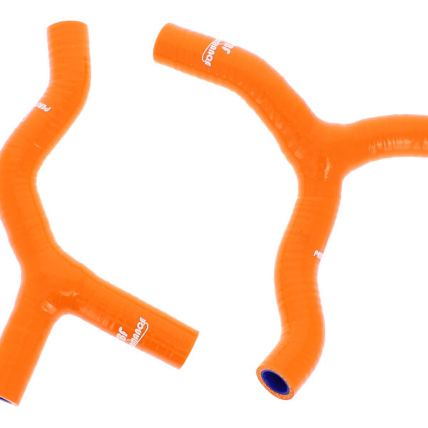 Kit manicotti radiatore TBF - KTM 85 SX 2013-2017 - Arancione