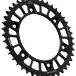 Corona in ergal JT - YAMAHA YZ65 - 47 denti Nero