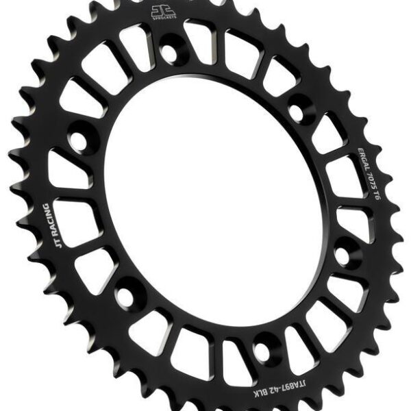 Corona in ergal JT - YAMAHA YZ65 - 47 denti Nero