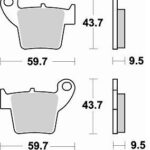 Pastiglie Posteriori Braking 886CM46