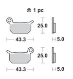 Pastiglie Anteriori/Posteriori Braking 897CM44 
