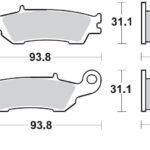Pastiglie Anteriori Braking 929CM44