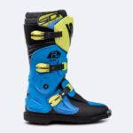 Stivali Cross Bambino Sidi Flame Azzurro-Lime-Nero - immagine 2