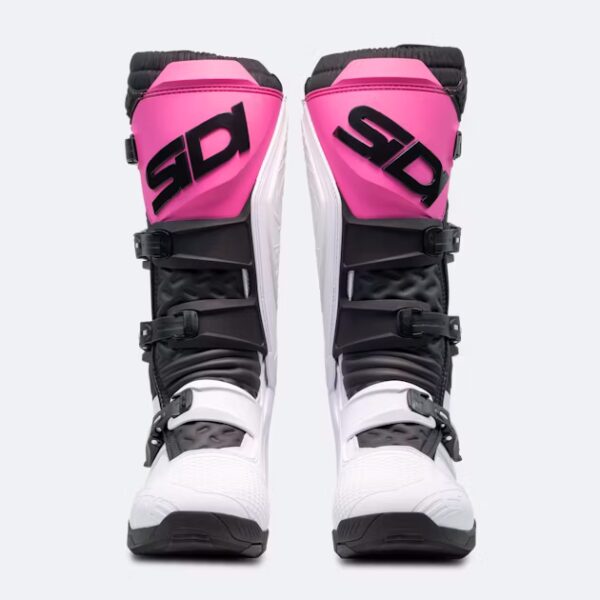 Stivali Cross Sidi X POWER SC Nero-Bianco-Rosa