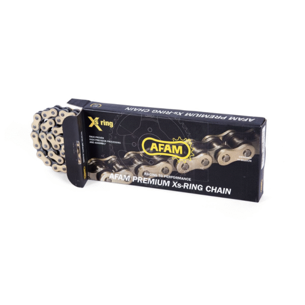 Catena AFAM 520 XRR3 XS-Ring Oro/Nero – 118 maglie