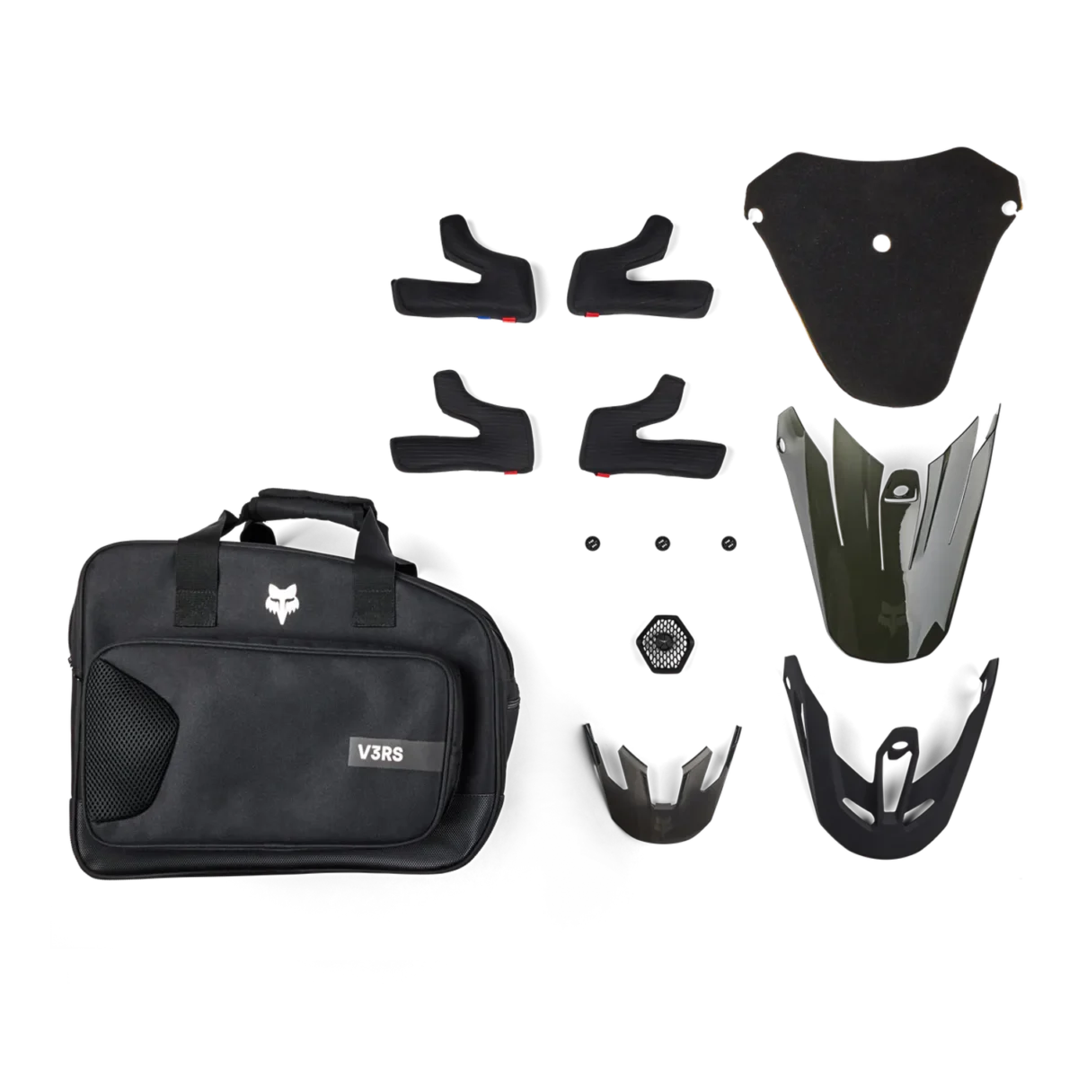 Casco Motocross FOX V3 RS Carbon Solid - immagine 6