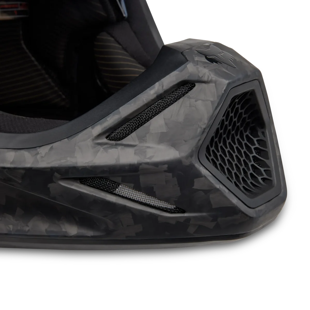 Casco Motocross FOX V3 RS Carbon Solid - immagine 9
