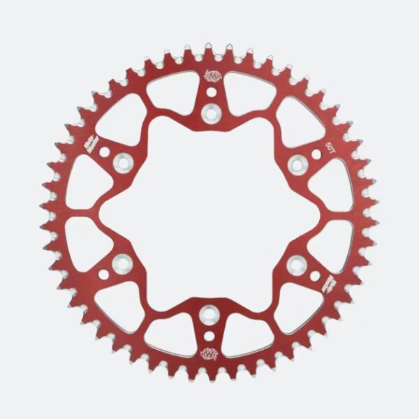 Corona Moto Master Ergal Ducati Desmo 450 MX 49 denti - Rossa