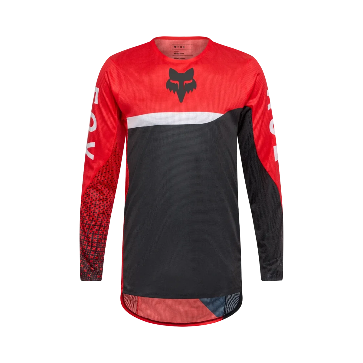 Completo Motocross FOX Flexair Fracture - Rosso Fluo - immagine 5