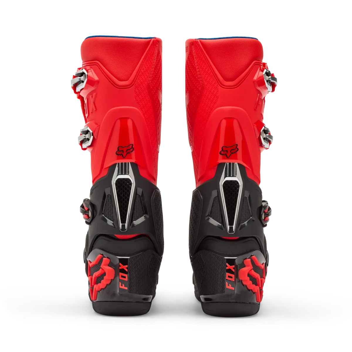 Stivali Motocross FOX Instinct - Rosso Fluo - immagine 2