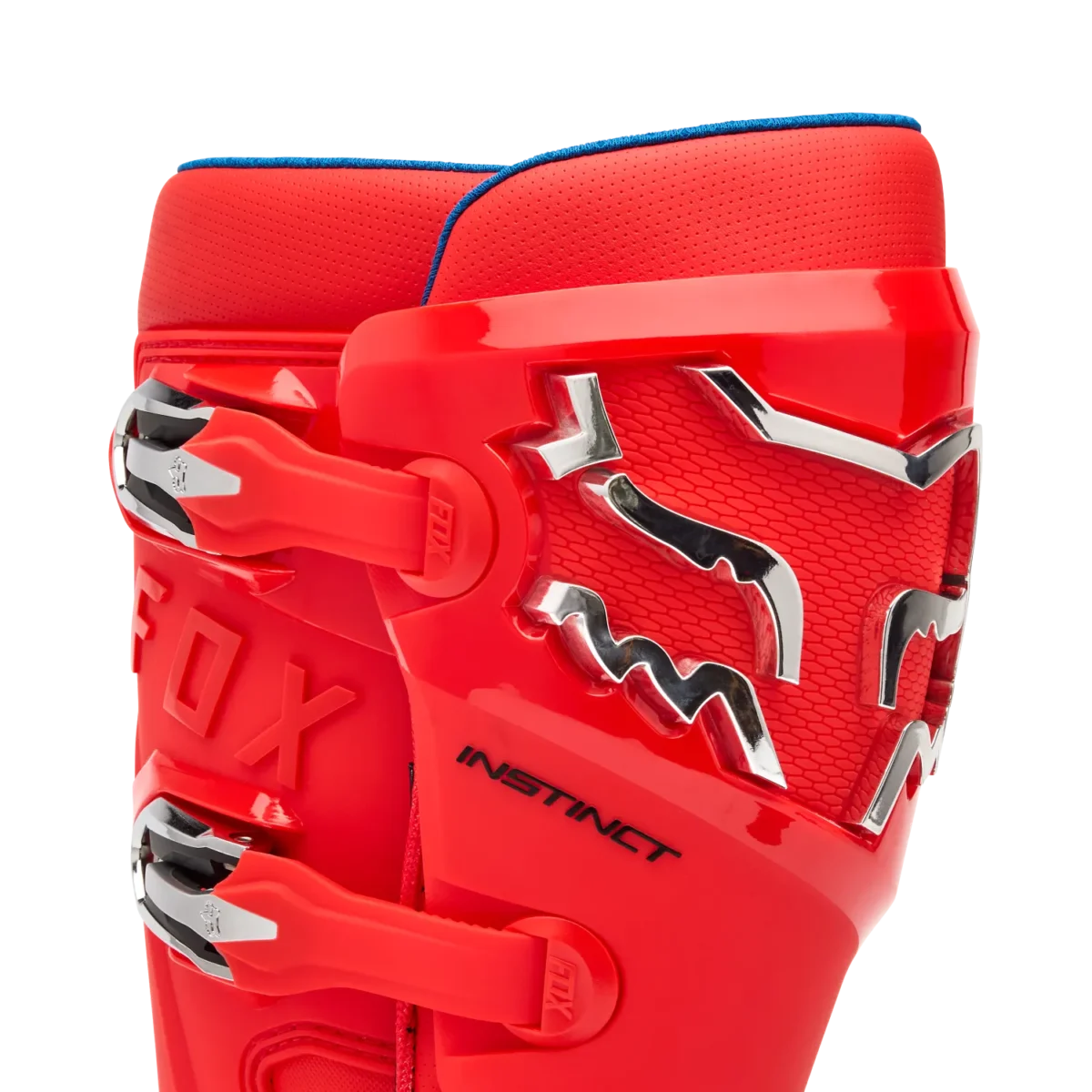 Stivali Motocross FOX Instinct - Rosso Fluo - immagine 3