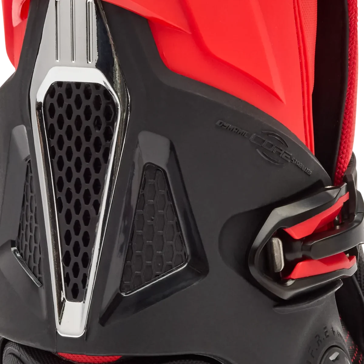 Stivali Motocross FOX Instinct - Rosso Fluo - immagine 4