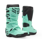 Stivali Motocross Ragazzo FOX Comp Verde Acqua