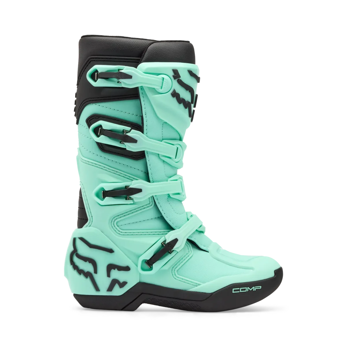 Stivali Motocross Ragazzo FOX Comp Verde Acqua - immagine 2