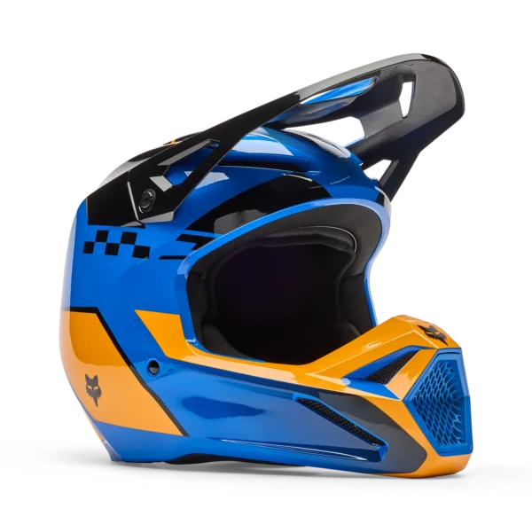 Casco motocross FOX V1 Collect - BLU