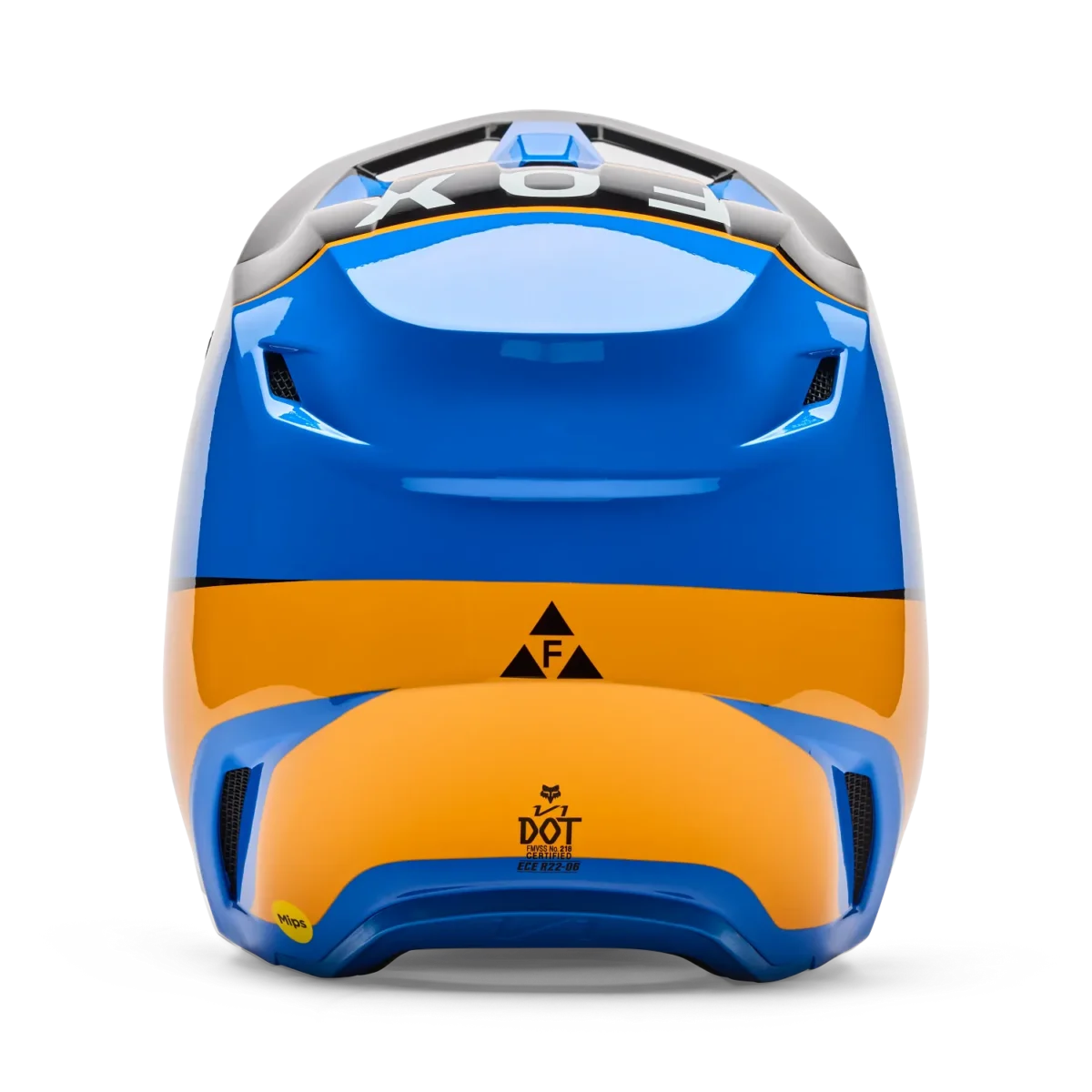 Casco motocross FOX V1 Collect - BLU - immagine 2