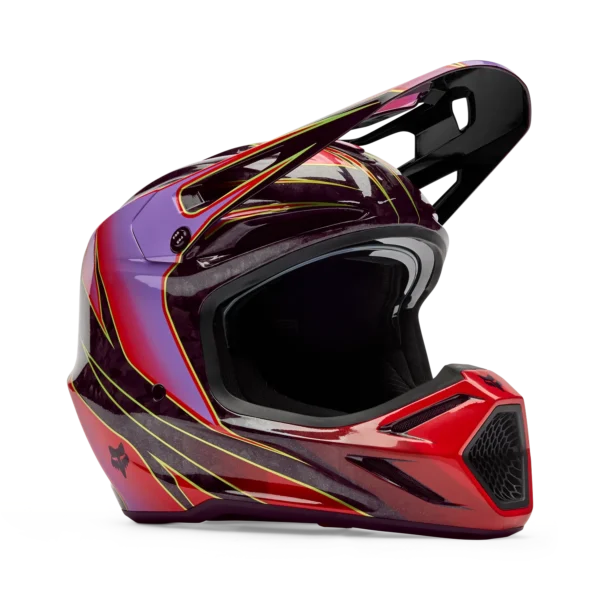 Casco Motocross FOX V3 RS Canvas Rosso