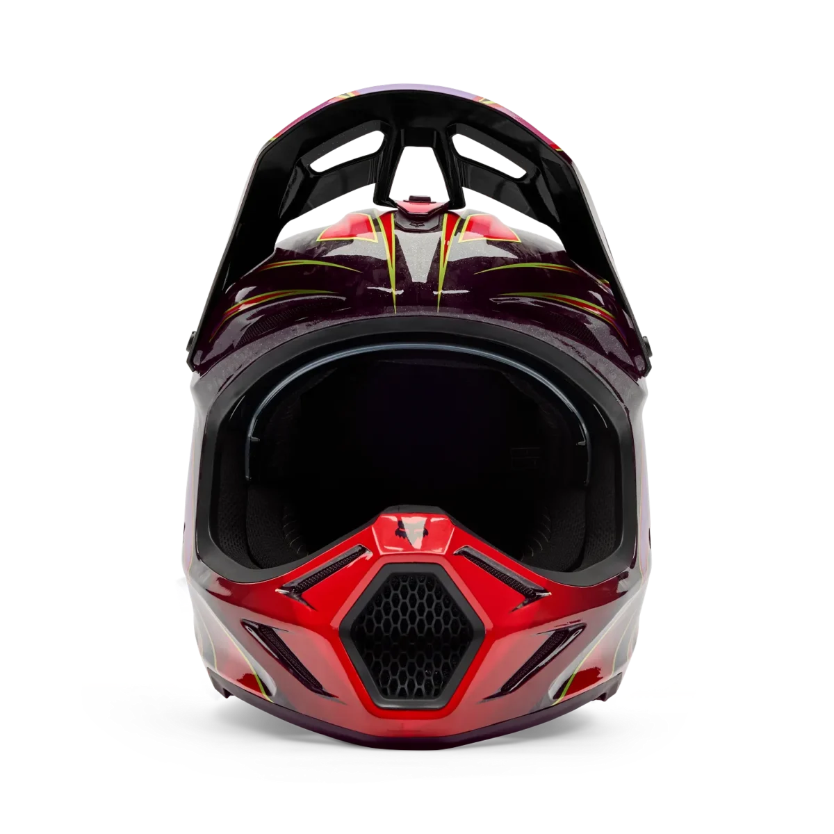 Casco Motocross FOX V3 RS Canvas Rosso - immagine 5
