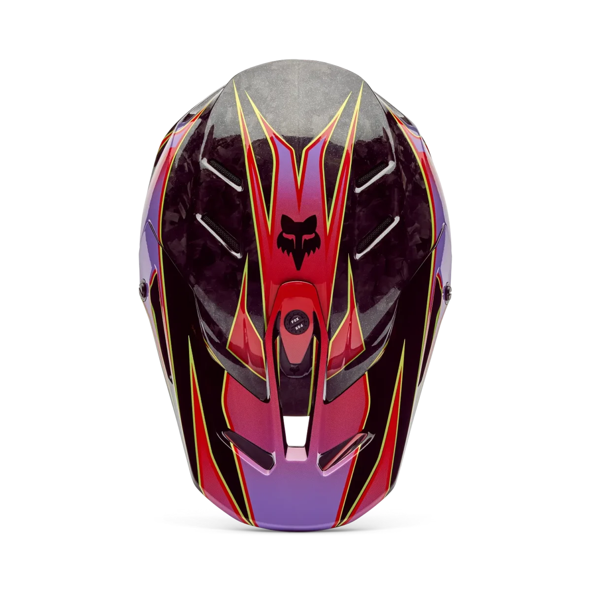 Casco Motocross FOX V3 RS Canvas Rosso - immagine 4