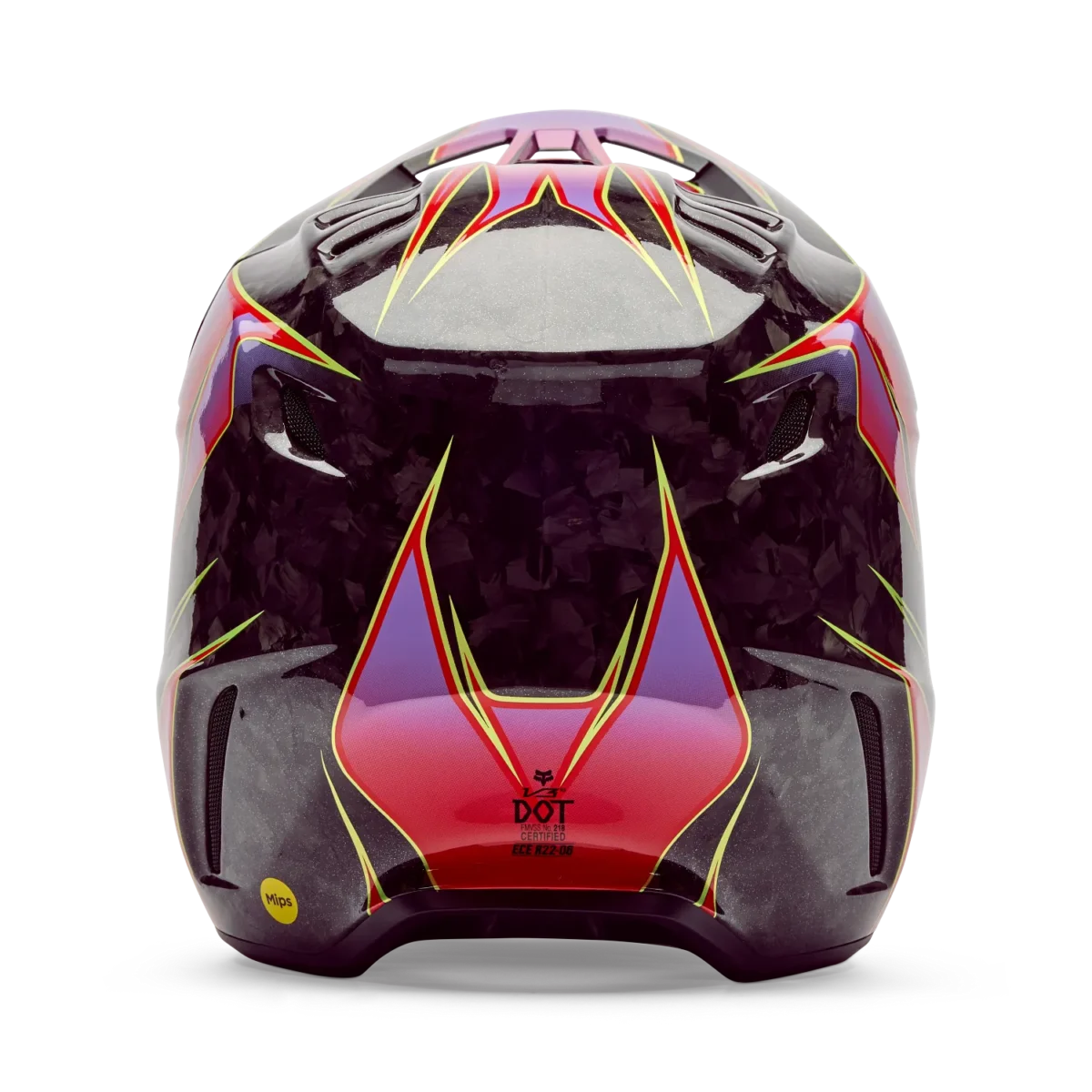 Casco Motocross FOX V3 RS Canvas Rosso - immagine 3