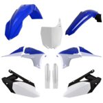Kit plastiche POLISPORT Yamaha YZ 450F 2010–2013 blu bianco