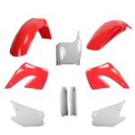 Kit plastiche POLISPORT Honda CR 2000–2001 rosso bianco