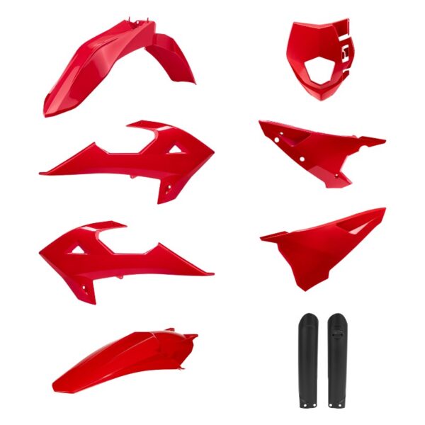 Kit plastiche POLISPORT GasGas EC / Rieju MR rosso nero