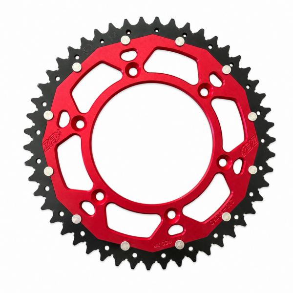 Corona bi-metallo ZF-SPROCKETS Honda - ROSSA