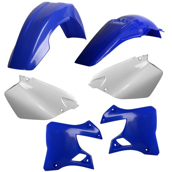 Kit plastiche CEMOTO Blu YAM98 / Bianco – Yamaha YZ 125 / 250 1996–1999