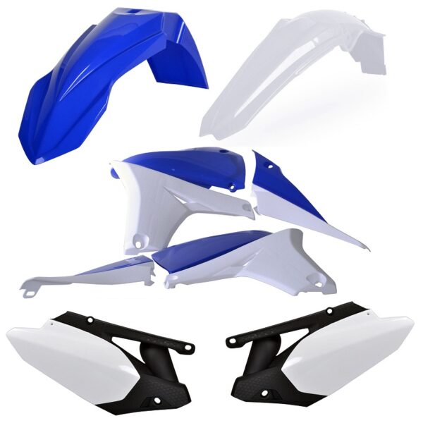 Kit plastiche CEMOTO Blu YAM98 / Bianco – Yamaha YZ 450 F 2010–2013