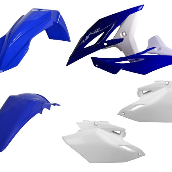Kit plastiche CEMOTO Blu YAM98 / Bianco – Yamaha WR 450 F 2012–2015