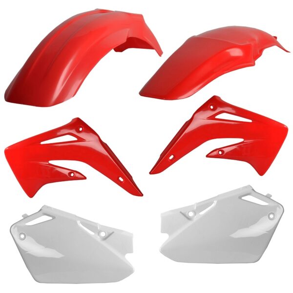 Kit plastiche CEMOTO Rosso / Bianco – Honda CR 85 2003–2007