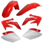 Kit plastiche CEMOTO Rosso / Bianco – Honda CRF 250 R 2006–2007