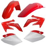 Kit plastiche CEMOTO Rosso / Bianco – Honda CRF 250 R 2008–2009