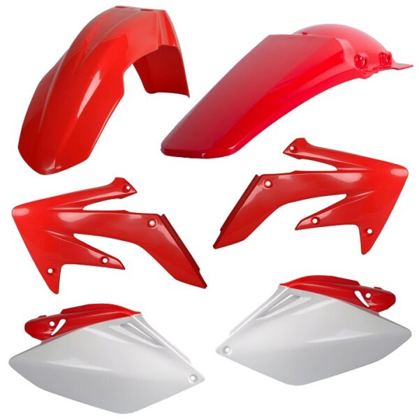 Kit plastiche CEMOTO Rosso / Bianco – Honda CRF 250 R 2008–2009