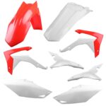 Kit plastiche CEMOTO Rosso / Bianco – Honda CRF 250 R / 450 R 2013–2017
