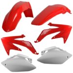 Kit plastiche CEMOTO Rosso / Bianco – Honda CRF 450 R 2005–2006