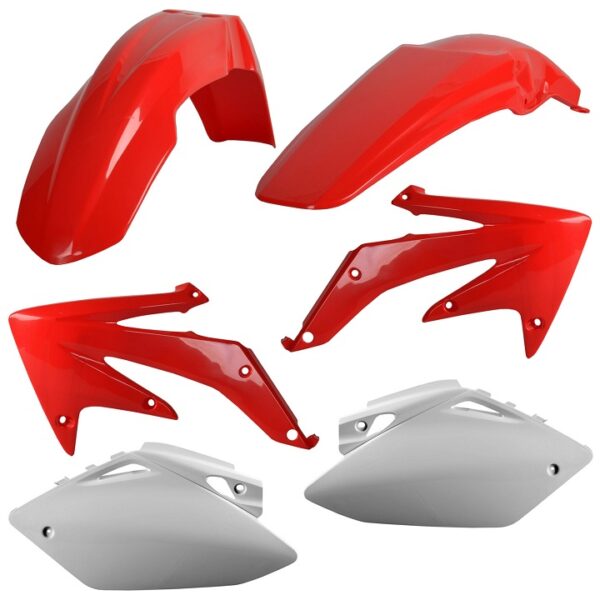Kit plastiche CEMOTO Rosso / Bianco – Honda CRF 450 R 2005–2006