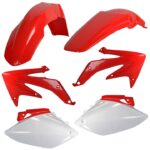 Kit plastiche CEMOTO Rosso / Bianco – Honda CRF 450 R 2007–2008