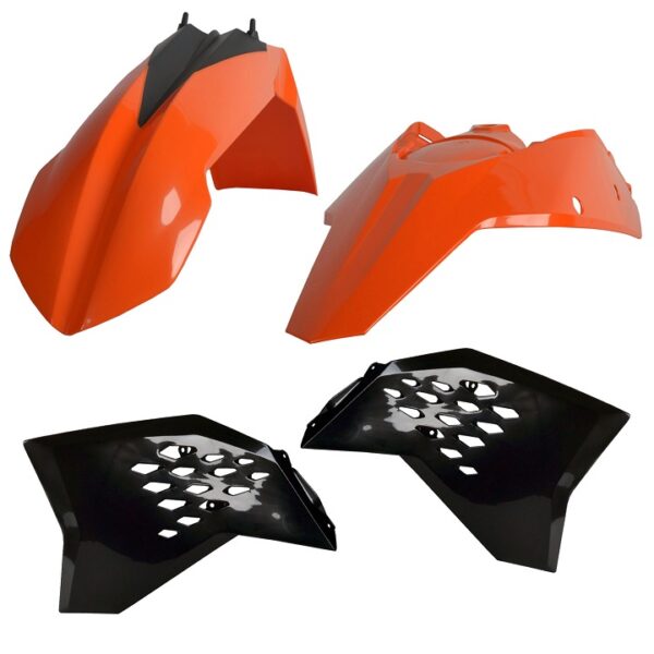 Kit plastiche CEMOTO Arancione / Nero – KTM SX / SX-F 2007–2010