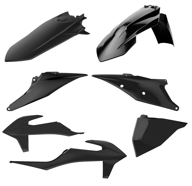 cm91229.jpg Kit plastiche CEMOTO Nero – KTM SX / SX-F 2019–2022 - immagine 1