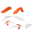 Kit plastiche CEMOTO Arancione / Bianco – KTM SX / SX-F 2019–2022