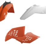 Kit plastiche CEMOTO Arancione / Bianco – KTM EXC 2008–2011