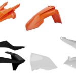 Kit plastiche CEMOTO Arancione / Bianco / Nero – KTM EXC / XC-W 2017–2019