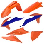 Kit plastiche CEMOTO Arancione / Blu – KTM EXC 2020–2023