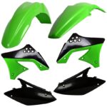 Kit plastiche CEMOTO Verde / Nero – Kawasaki KX 250 F 2009–2012