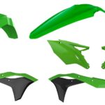 Kit plastiche CEMOTO Verde / Nero – Kawasaki KX 250 F 2017–2020